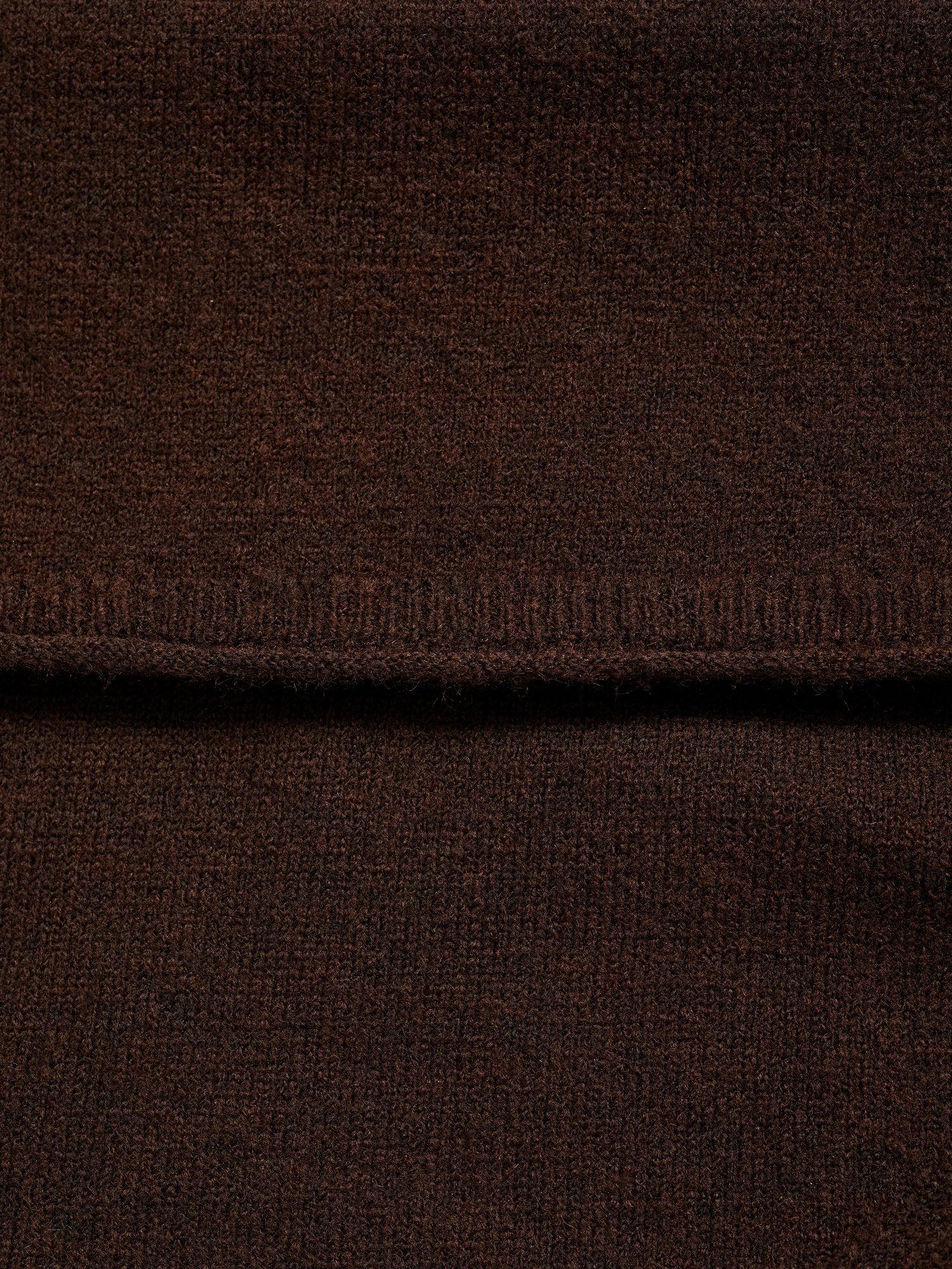 Product image 5 of 7, which shows Mango Moreneta Fine Knit Jumper, Brown, L