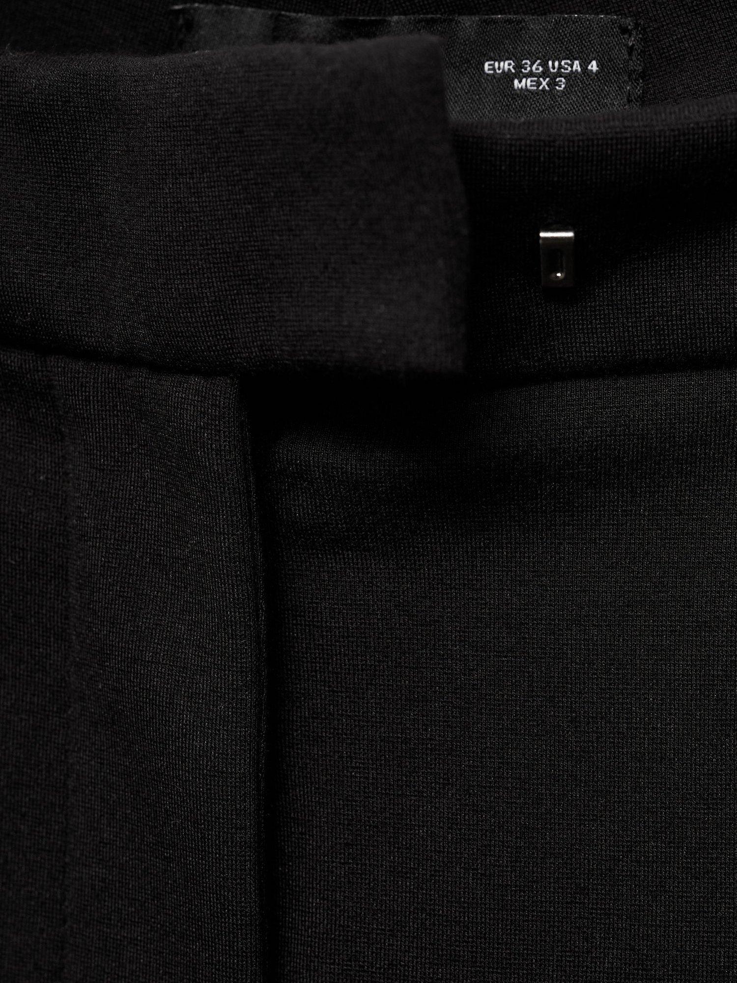 Product image 6 of 6, which shows Mango Paloma Skinny Suit Trousers, Black, 4