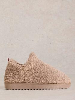 White Stuff Borg Slipper Boots, Natural, Natural