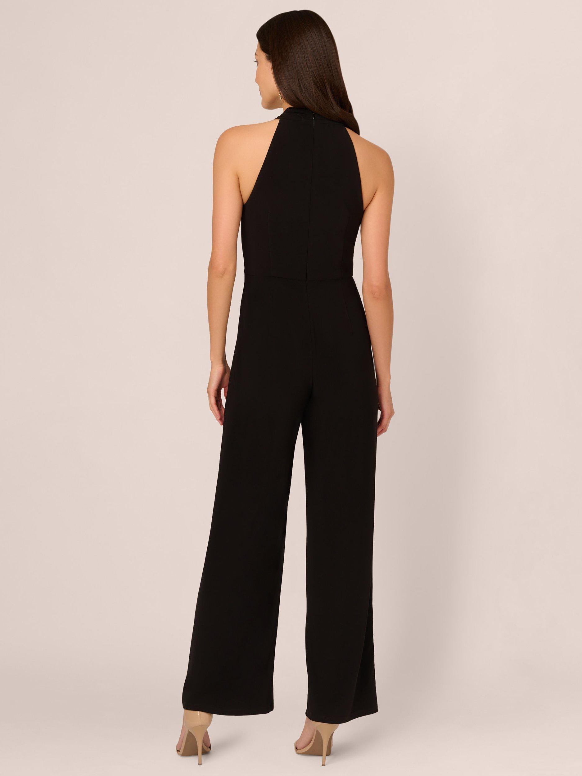 Black overlay jumpsuit online