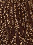 Adrianna Papell Bead Sleeveless Maxi Dress, Chocolate