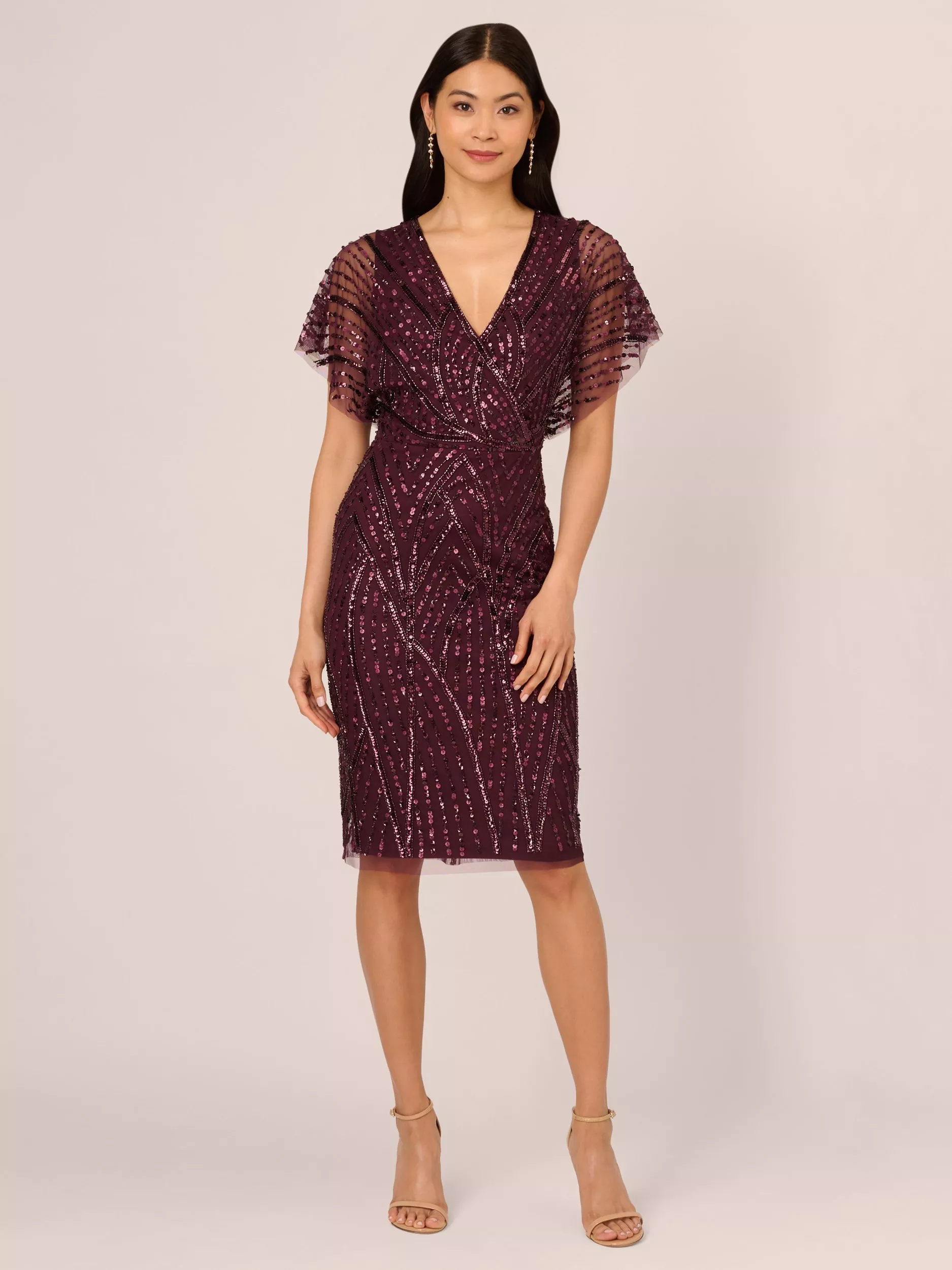 Women s Purple Adrianna Papell Dresses John Lewis Partners