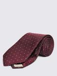 Moss Silk & Wool Pindot Tie