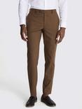 Moss Slim Fit Flannel Suit Trousers, Copper