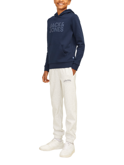 Jack & Jones Kids' Logo Hoodie, Navy - view 2, Navy