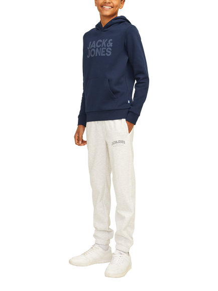 Jack & Jones Kids' Logo Hoodie, Navy - view 2, Navy