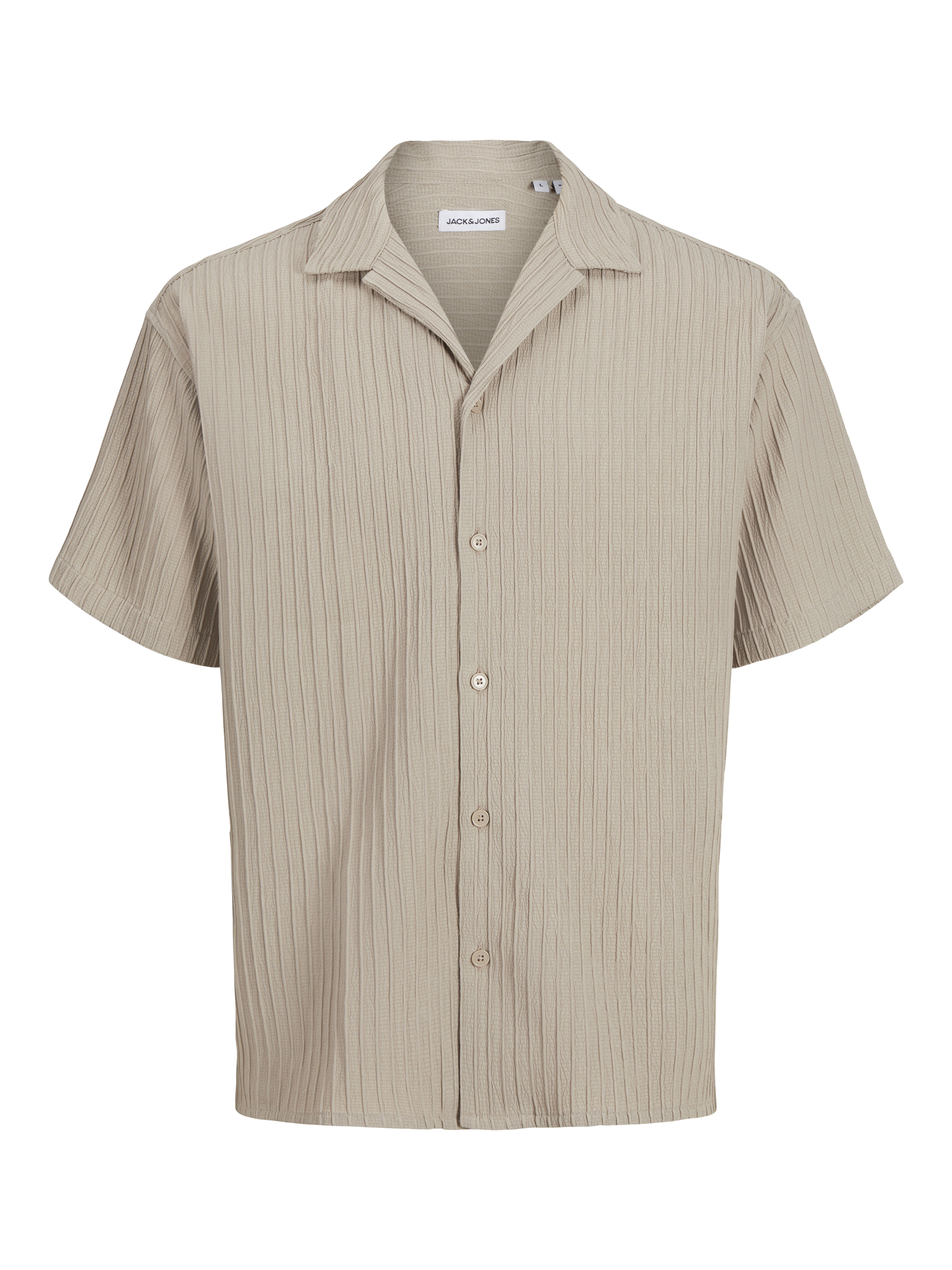 Product image 7 of 7, which shows Jack & Jones Kids' Textured Resort Shirt,, Oxford Tan, 10 years