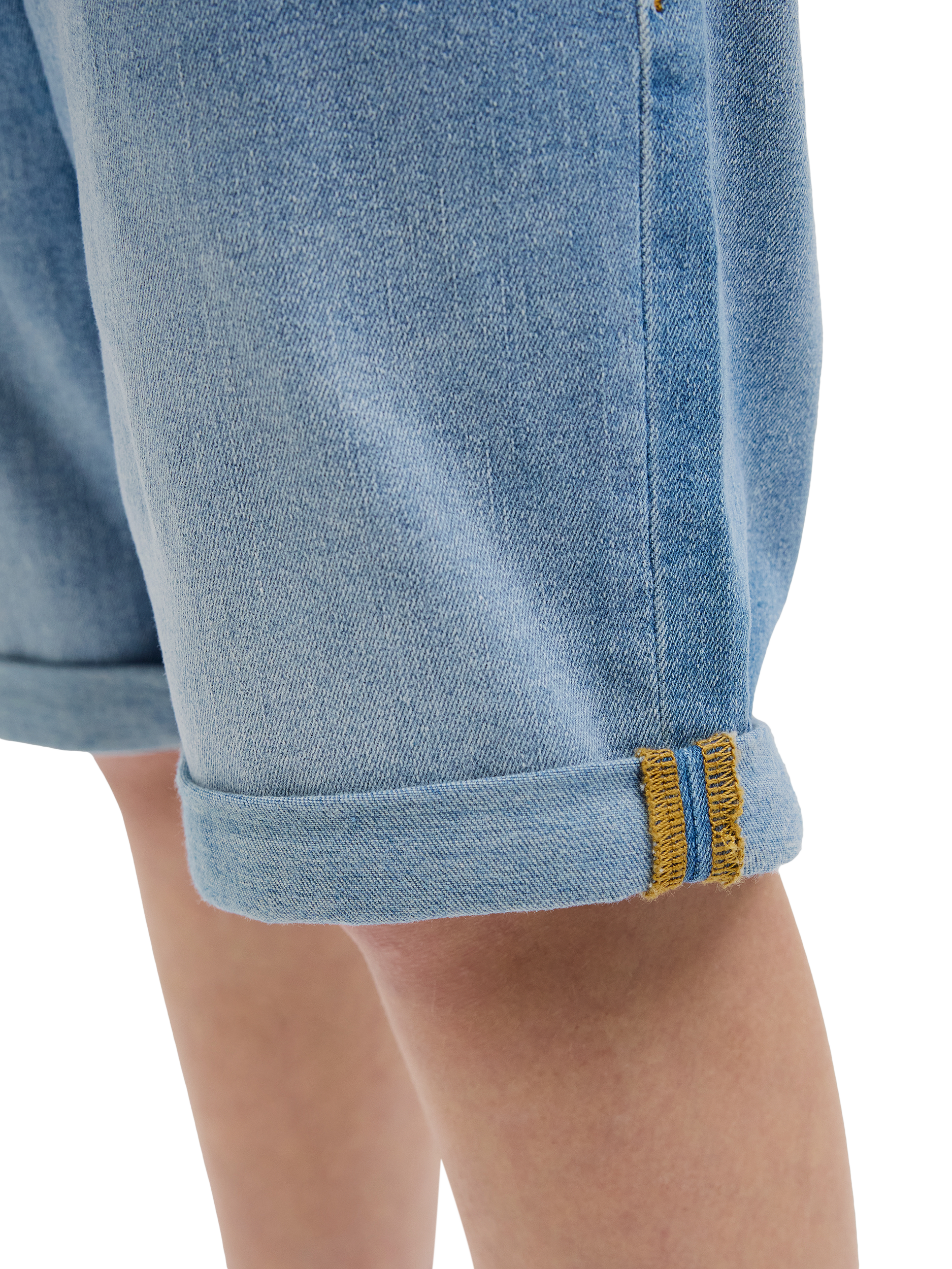 Product image 5 of 6, which shows Jack & Jones Kids' Rick Denim Turn-Up Shorts, Blue Denim, 13 years