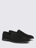 Moss Suede Loafers, Black