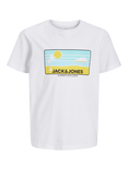 Jack & Jones Kids' Peak Summer T-Shirt, White