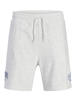 Jack & Jones Kids' Jogger Shorts, White Melange, White Melange