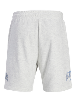Jack & Jones Kids' Jogger Shorts, White Melange - view 2, White Melange