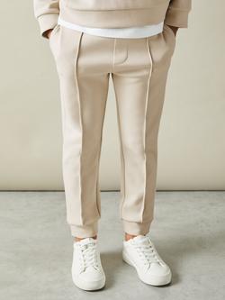 Reiss Kids' Premier Smart Drawstring Joggers, Cement, Cement