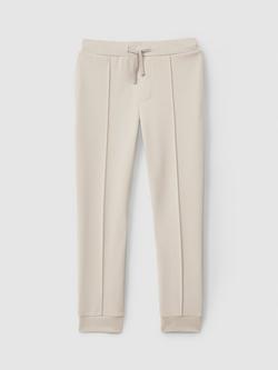 Reiss Kids' Premier Smart Drawstring Joggers, Cement - view 2, Cement