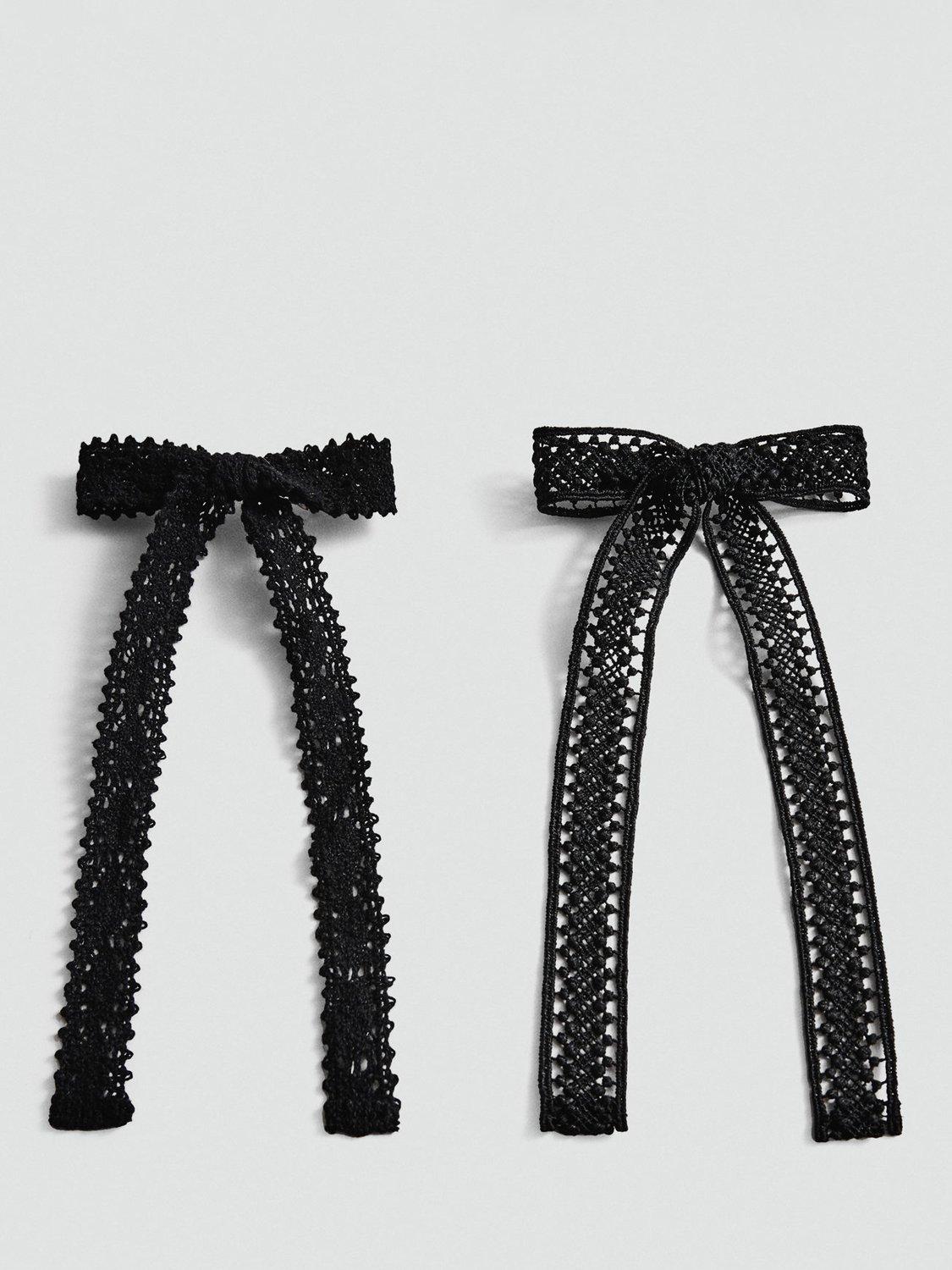 Mango Lacito Crochet Hair Bow, Set of 2