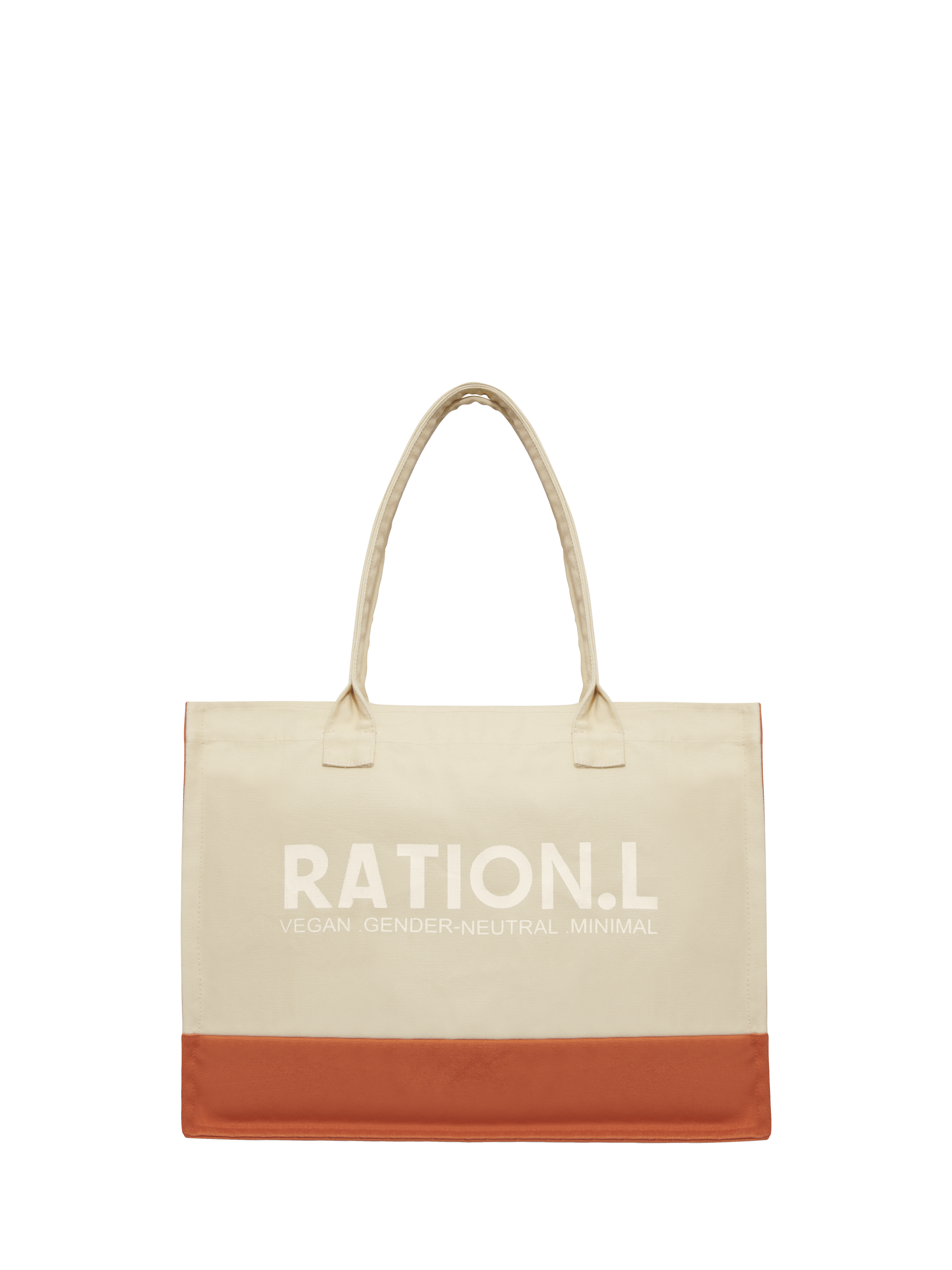 Product image 1 of 4, which shows RATION.L R-ESPECT Cotton Canvas Tote Bag, Natural