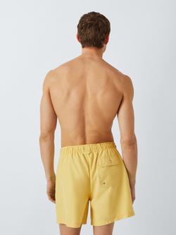 John Lewis Recycled Polyester Plain Swim Shorts, Yellow - view 2, Yellow