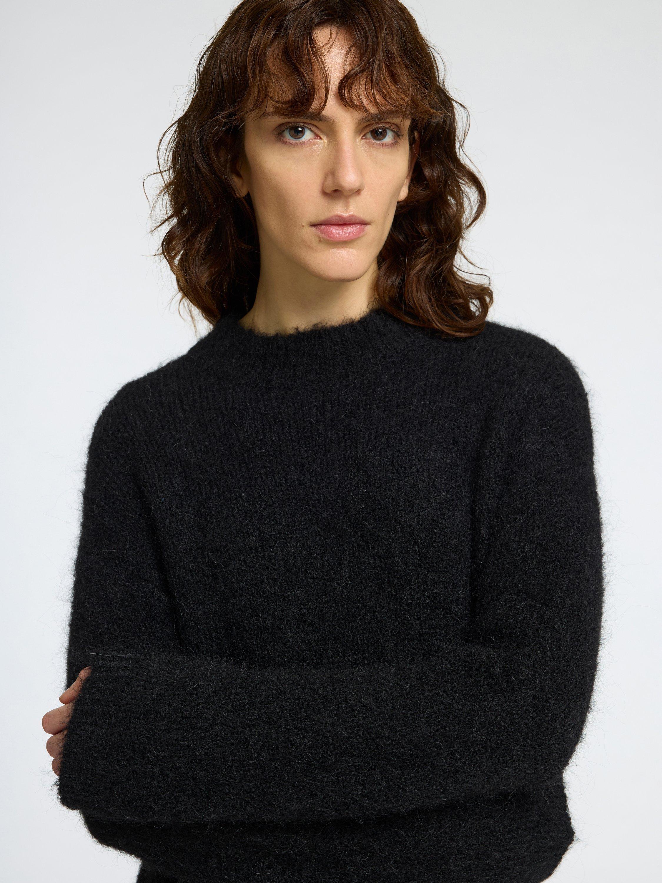 Product image 3 of 6, which shows Selected Gabella Wool Blend Jumper Dress, Black, S