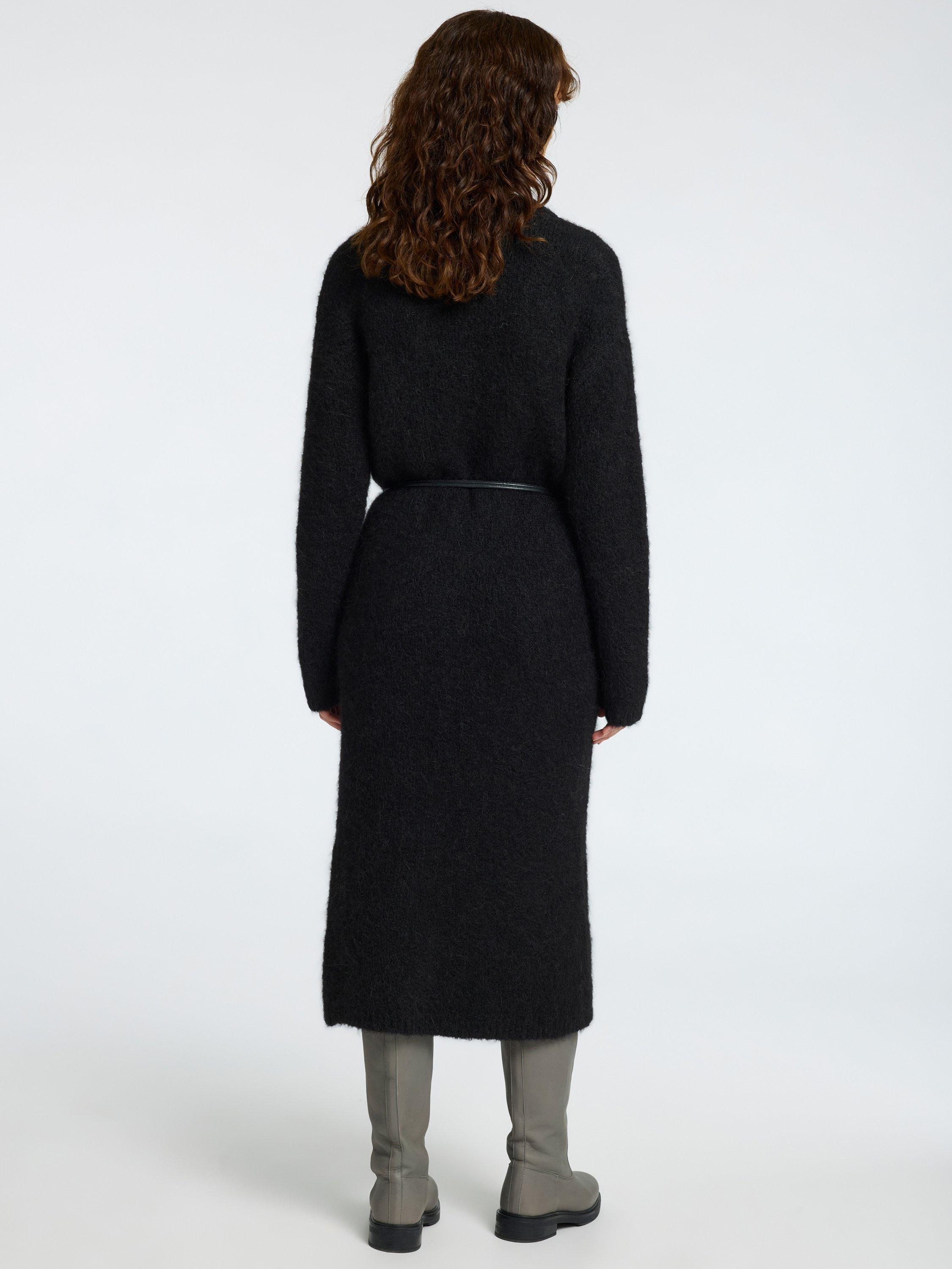 Product image 5 of 6, which shows Selected Gabella Wool Blend Jumper Dress, Black, S