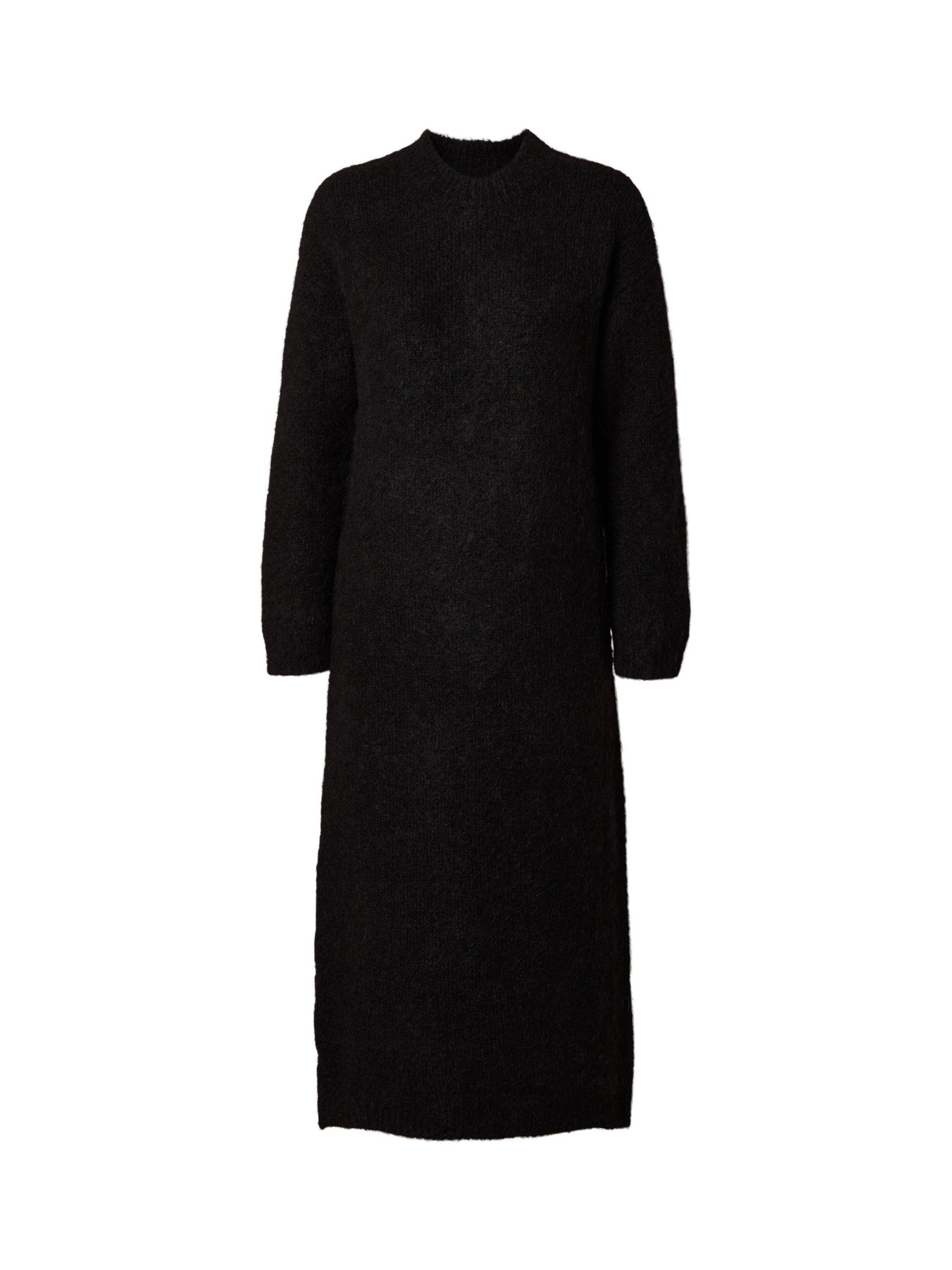 Product image 6 of 6, which shows Selected Gabella Wool Blend Jumper Dress, Black, S