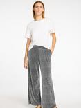 Selected Anita Tinni High Waisted Trousers, Black/Grey