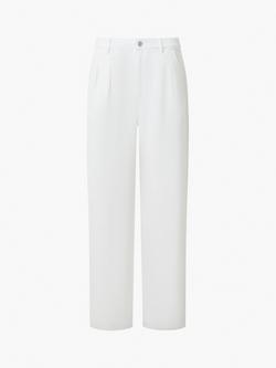 French Connection Finley Wide Leg Jeans, Ecru, Ecru