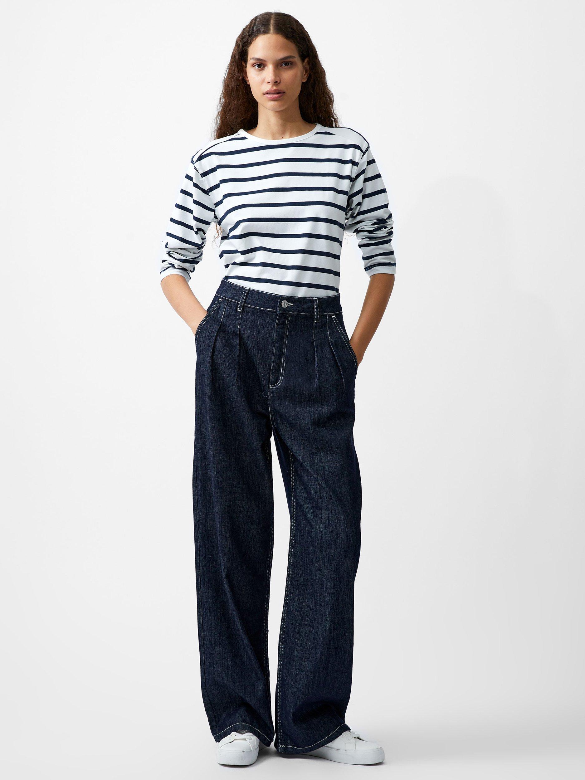 French connection wide leg jeans best sale