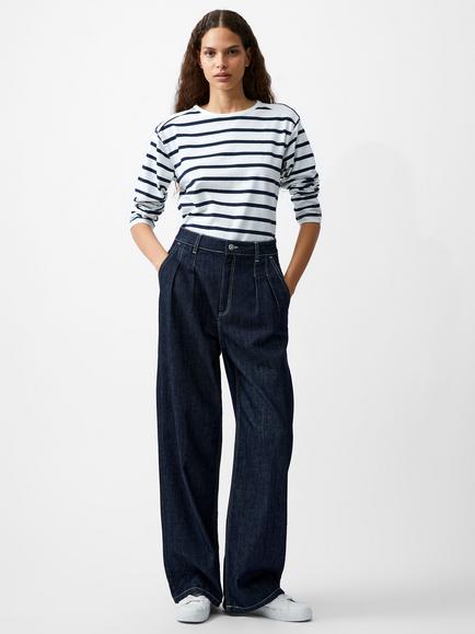 French Connection Finley Wide Leg Jeans, Indigo, Indigo