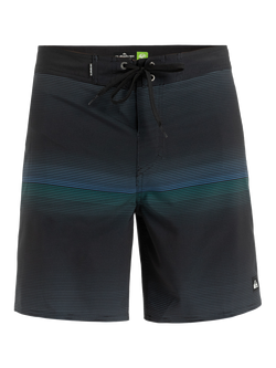 Quiksilver Surfsilk 18" Board Shorts, Black/Multi, Black/Multi