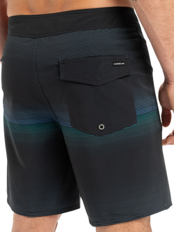 Quiksilver Surfsilk 18" Board Shorts, Black/Multi - view 2, Black/Multi