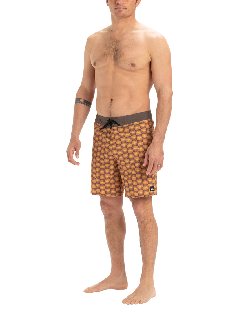 Product image 3 of 6, which shows Quiksilver Surfsilk 18" Board Shorts, Florever Bran, S