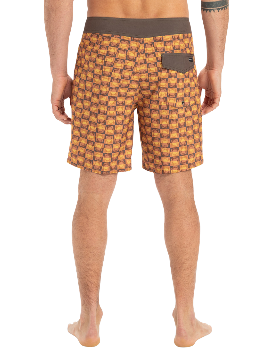 Product image 5 of 6, which shows Quiksilver Surfsilk 18" Board Shorts, Florever Bran, S