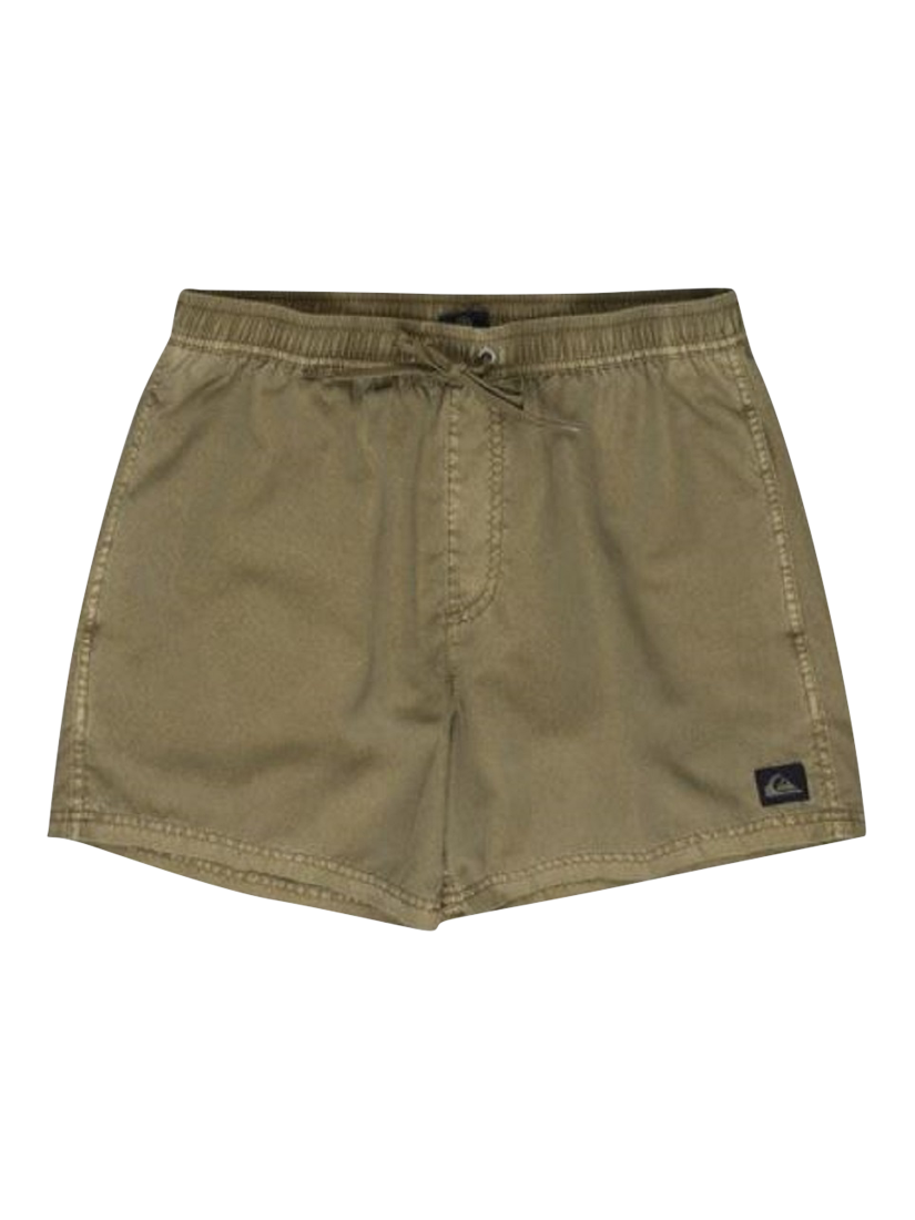 Product image 1 of 2, which shows Quiksilver Everyday Surfwash Volley 15" Swim Shorts, Aloe, S