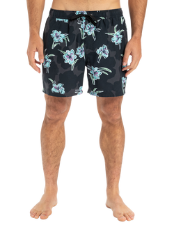 Quiksilver Everyday Straight Volley 15" Swim Shorts, Backyards Black - view 2, Backyards Black