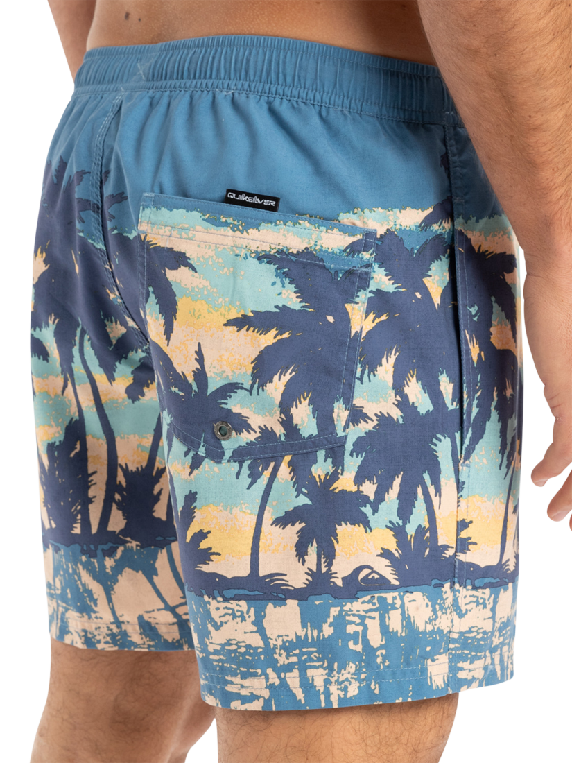 Product image 3 of 7, which shows Quiksilver Everyday Straight Volley 15" Swim Shorts, Coronet Blue, S