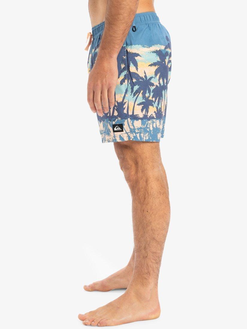Product image 7 of 7, which shows Quiksilver Everyday Straight Volley 15" Swim Shorts, Coronet Blue, S