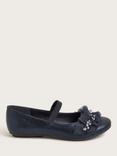 Monsoon Kids' Land of Wonder Ballerina Shoes, Navy