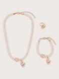 Monsoon Kids' Unicorn Encased Jewellery Set, Pink