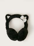 Monsoon Kids' Cat Earmuffs, Black