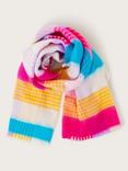 Monsoon Kids' Check Blanket Scarf, Multi