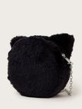 Monsoon Kids' Fluffy Cat Bag, Black