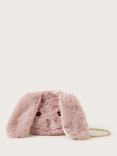 Monsoon Kids' Fluffy Bunny Bag, Pink