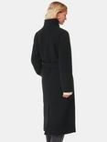 Whistles Morgan Funnel Neck Pure Wool Coat