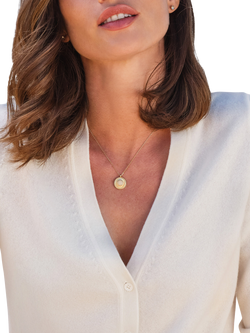 Pure Collection V-Neck Cashmere Cardigan - view 2, Soft White