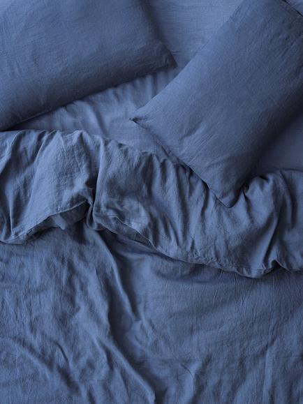 Piglet in Bed Linen Blend Bedding, Blueberry