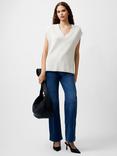 French Connection Nariko Knit Vest Top, Oatmeal