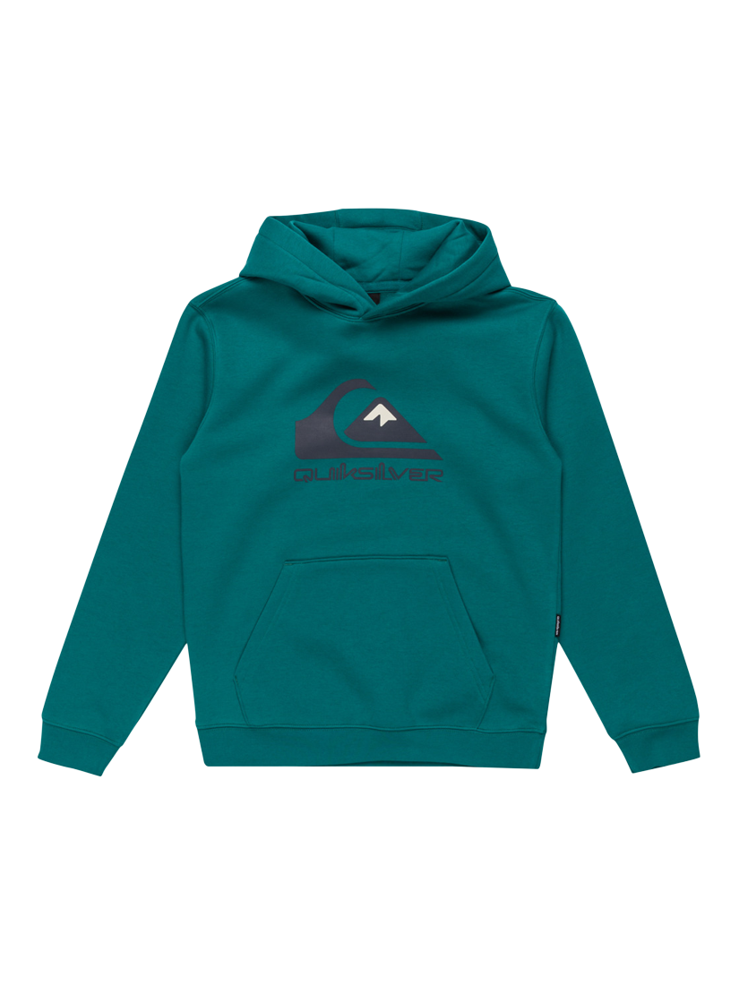 Quiksilver Kids' Big Logo Hoodie, Teal Green