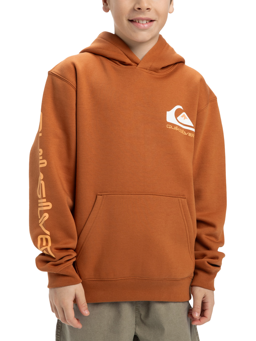 Product image 3 of 7, which shows Quiksilver Kids' Omni Logo Hoodie, Bran, 8 years