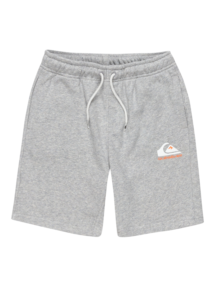 Quiksilver Kids' Cotton Blend Jogger Shorts, Grey Heather