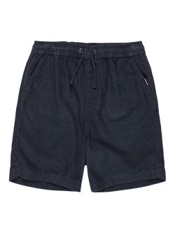 Quiksilver Kids' Taxer Cord Shorts, Navy, Navy